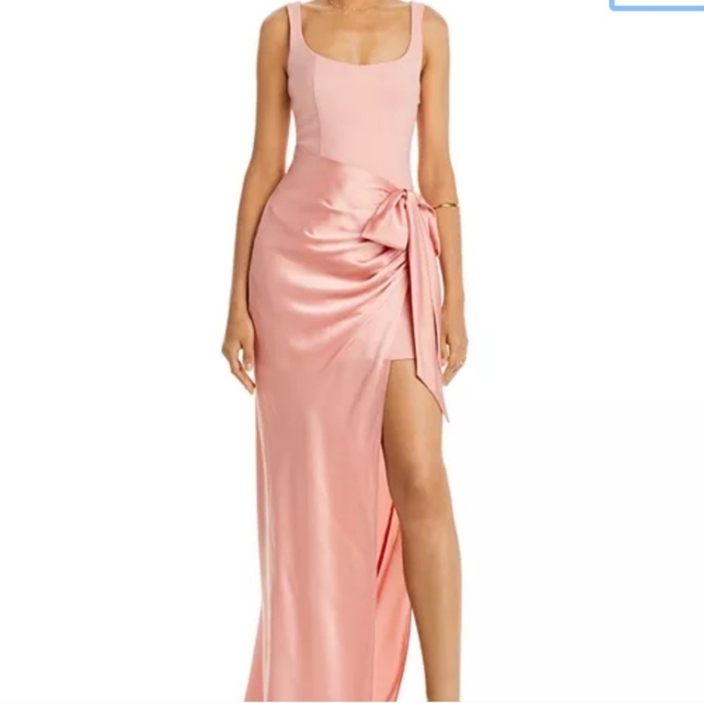 Cinq a sept Marian Gown- Peony Pink-